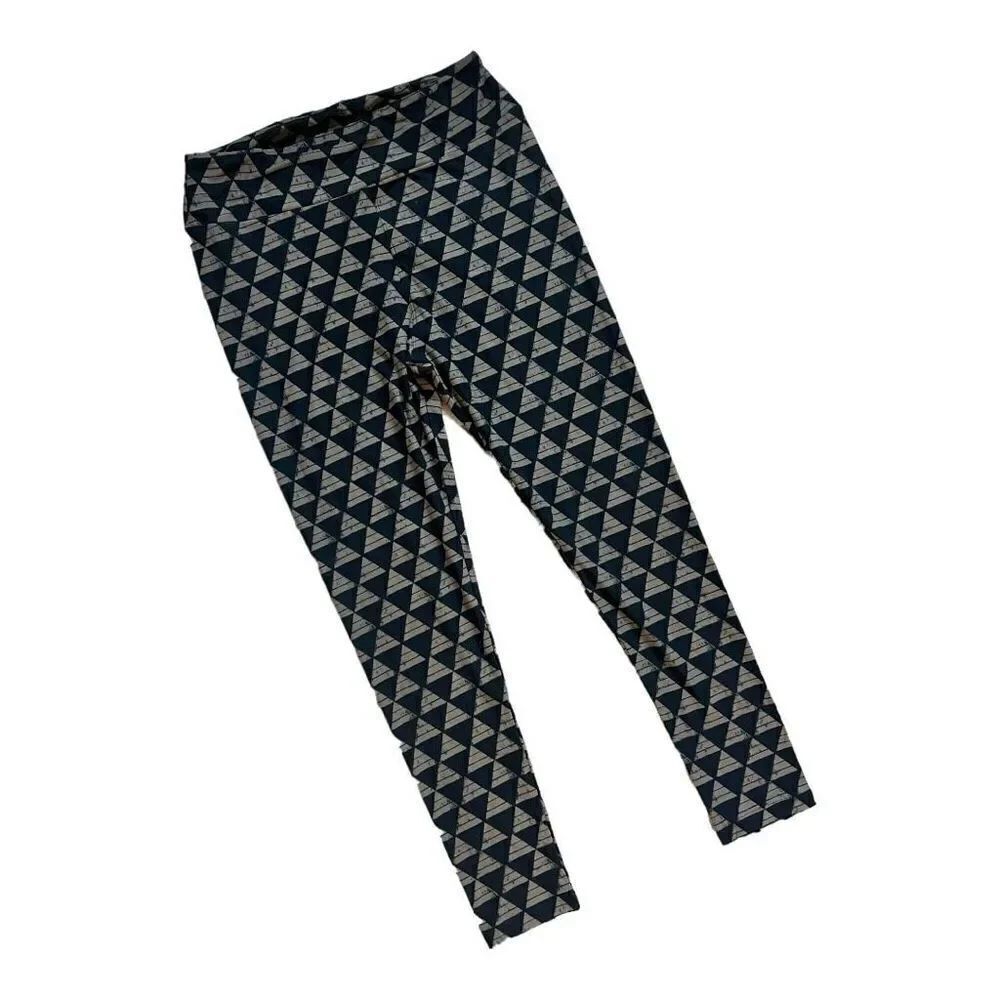Womens Lularoe Triangle / Diamond Print Leggings in Tall & Curvy - Sz TC